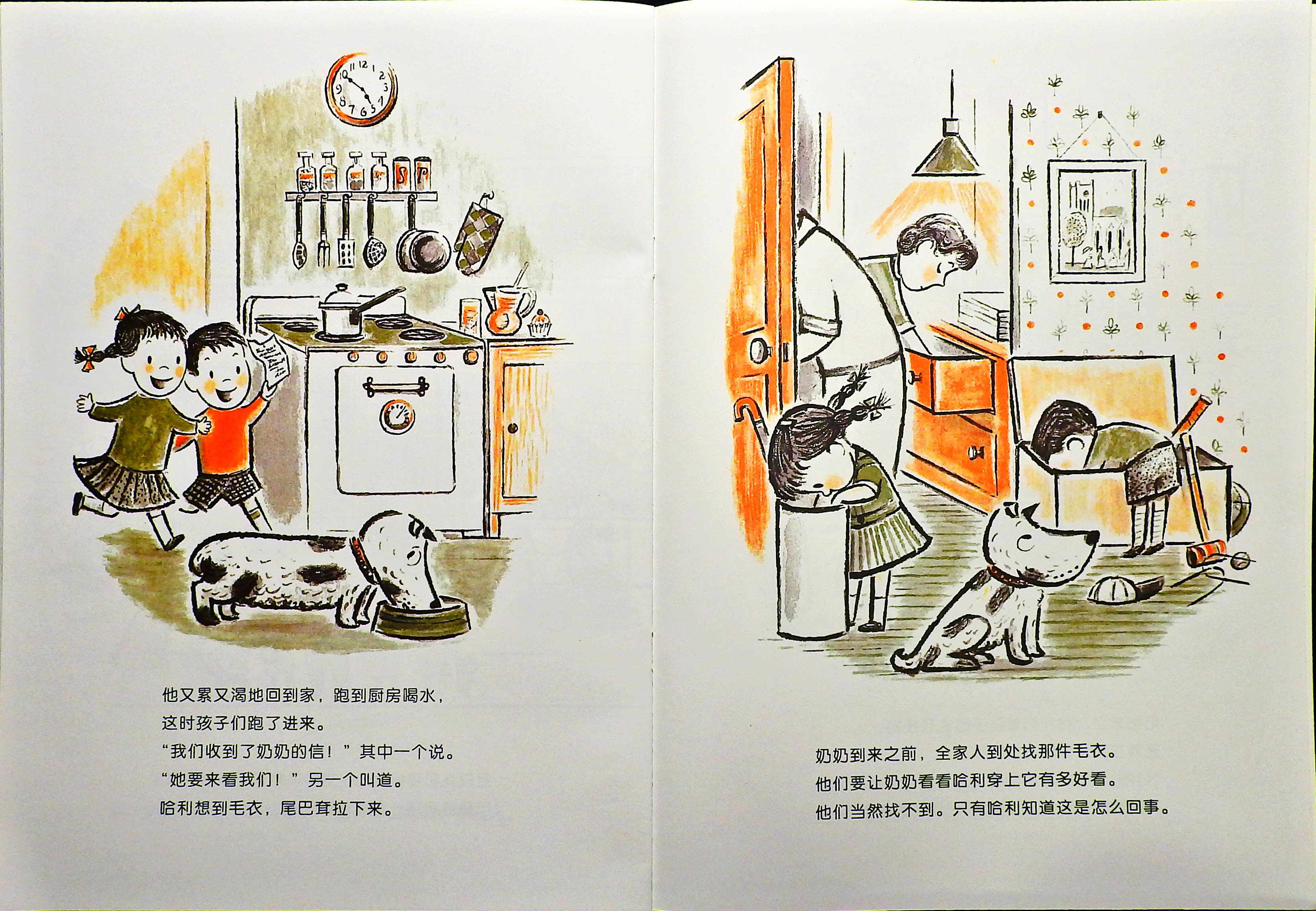 哈利的花毛衣 (14),绘本,绘本故事,绘本阅读,故事书,童书,图画书,课外阅读